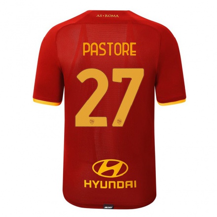 Niño Fútbol Camiseta Javier Pastore #27 Rojo 1ª Equipación 2021/22 La Camisa Chile