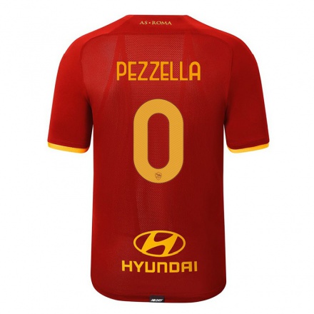 Niño Fútbol Camiseta Salvatore Pezzella #0 Rojo 1ª Equipación 2021/22 La Camisa Chile