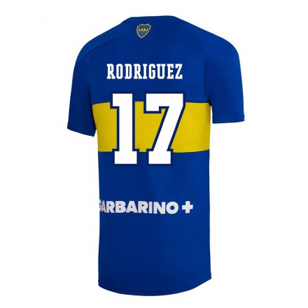 Niño Fútbol Camiseta Fanny Rodriguez #17 Azul Real 1ª Equipación 2021/22 La Camisa Chile
