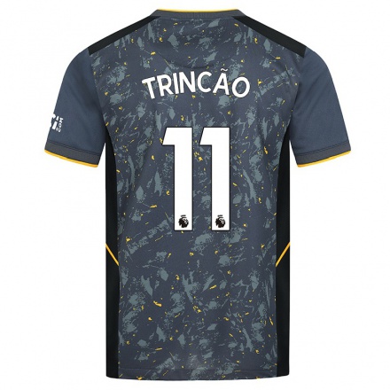 Niño Fútbol Camiseta Francisco Trincao #11 Gris 2ª Equipación 2021/22 Camisa Chile