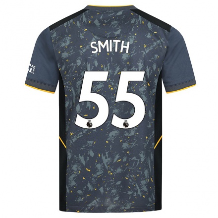 Niño Fútbol Camiseta Jackson Smith #55 Gris 2ª Equipación 2021/22 Camisa Chile