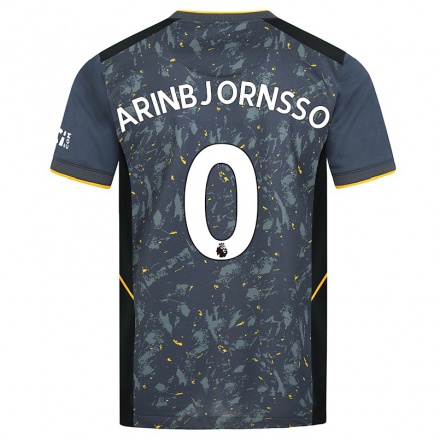 Niño Fútbol Camiseta Palmi Rafn Arinbjornsson #0 Gris 2ª Equipación 2021/22 Camisa Chile