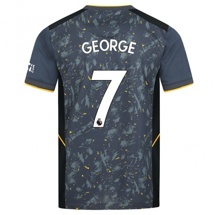 Niño Fútbol Camiseta Tammi George #7 Gris 2ª Equipación 2021/22 Camisa Chile