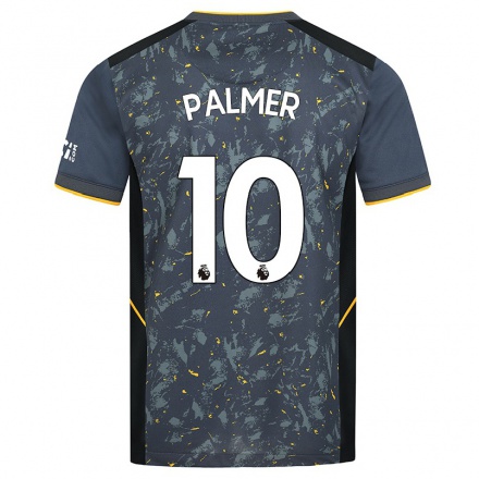 Niño Fútbol Camiseta Jamila Palmer #10 Gris 2ª Equipación 2021/22 Camisa Chile