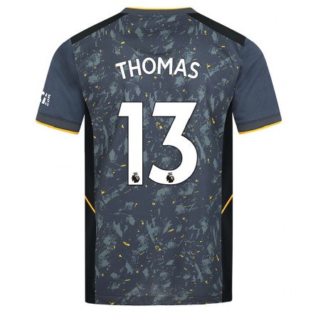 Niño Fútbol Camiseta Bec Thomas #13 Gris 2ª Equipación 2021/22 Camisa Chile