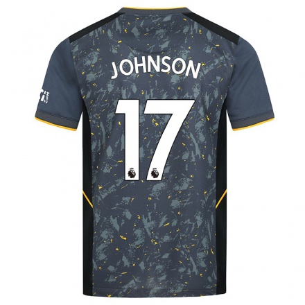 Niño Fútbol Camiseta Katie Johnson #17 Gris 2ª Equipación 2021/22 Camisa Chile