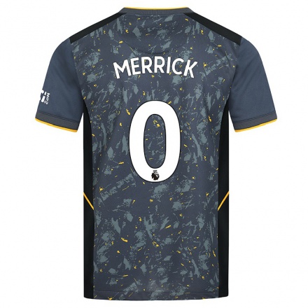 Niño Fútbol Camiseta Beth Merrick #0 Gris 2ª Equipación 2021/22 Camisa Chile