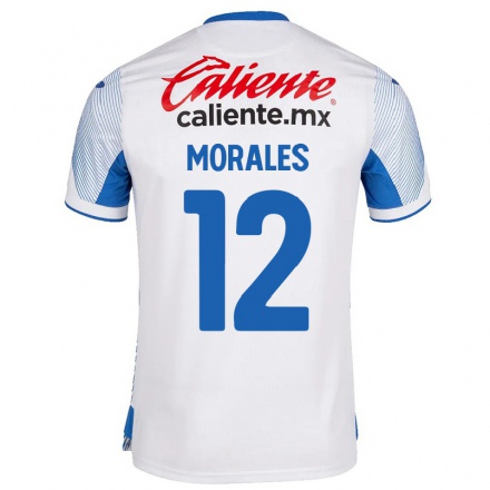 Niño Fútbol Camiseta Karla Morales #12 Blanco 2ª Equipación 2021/22 Camisa Chile
