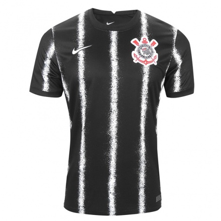 Niño Fútbol Camiseta Thiaguinho #0 Negro 2ª Equipación 2021/22 Camisa Chile