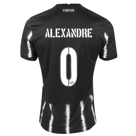 Niño Fútbol Camiseta Matheus Alexandre #0 Negro 2ª Equipación 2021/22 Camisa Chile
