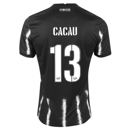 Niño Fútbol Camiseta Cacau #13 Negro 2ª Equipación 2021/22 Camisa Chile