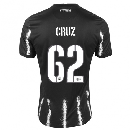 Niño Fútbol Camiseta Isa Cruz #62 Negro 2ª Equipación 2021/22 Camisa Chile