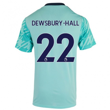 Niño Fútbol Camiseta Kiernan Dewsbury-Hall #22 Verde Claro 2ª Equipación 2021/22 La Camisa Chile