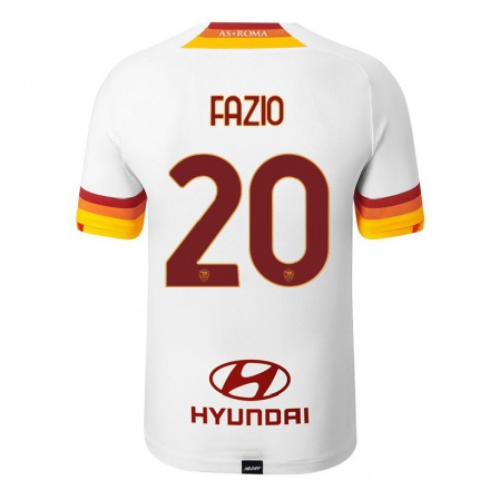 Niño Fútbol Camiseta Federico Fazio #20 Blanco 2ª Equipación 2021/22 La Camisa Chile