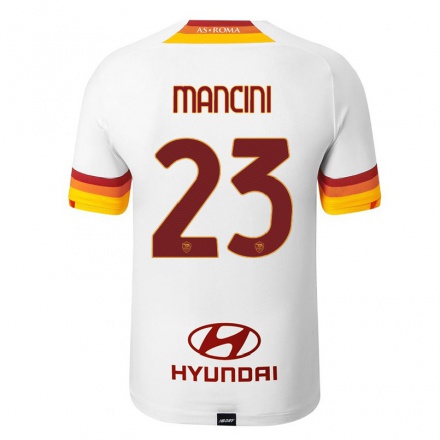 Niño Fútbol Camiseta Gianluca Mancini #23 Blanco 2ª Equipación 2021/22 La Camisa Chile