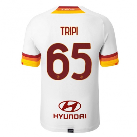 Niño Fútbol Camiseta Filippo Tripi #65 Blanco 2ª Equipación 2021/22 La Camisa Chile