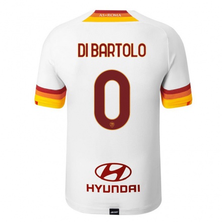 Niño Fútbol Camiseta Marzio Di Bartolo #0 Blanco 2ª Equipación 2021/22 La Camisa Chile
