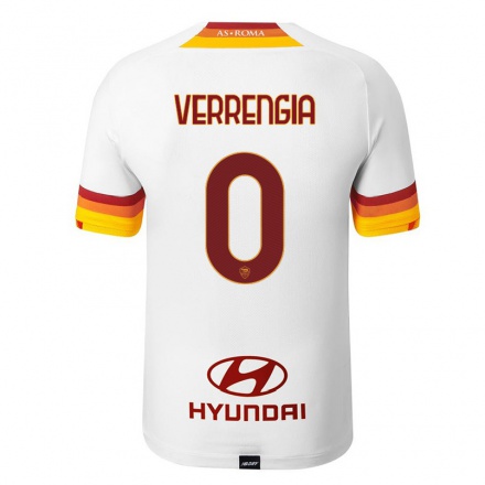 Niño Fútbol Camiseta Bruno Verrengia #0 Blanco 2ª Equipación 2021/22 La Camisa Chile