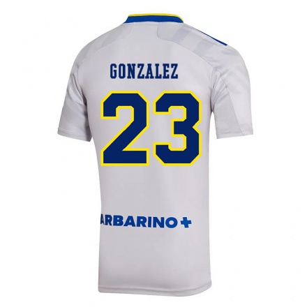 Niño Fútbol Camiseta Diego Gonzalez #23 Gris 2ª Equipación 2021/22 La Camisa Chile