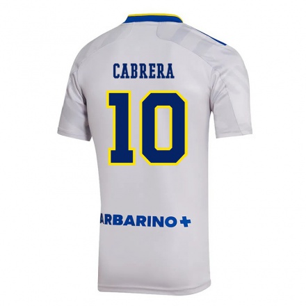 Niño Fútbol Camiseta Micaela Cabrera #10 Gris 2ª Equipación 2021/22 La Camisa Chile