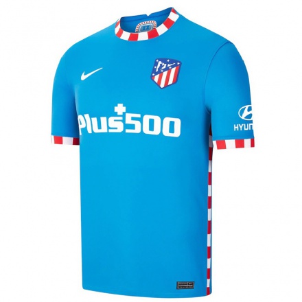 Niño Fútbol Camiseta Jose Saldana #0 Azul 3ª Equipación 2021/22 La Camisa Chile