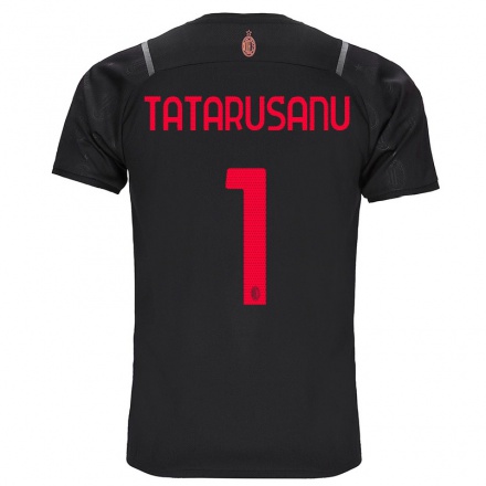 Niño Fútbol Camiseta Ciprian Tatarusanu #1 Negro 3ª Equipación 2021/22 La Camisa Chile