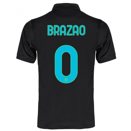 Niño Fútbol Camiseta Gabriel Brazao #0 Negro 3ª Equipación 2021/22 La Camisa Chile