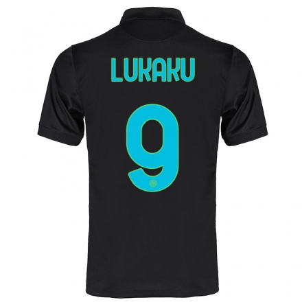 Niño Fútbol Camiseta Romelu Lukaku #9 Negro 3ª Equipación 2021/22 La Camisa Chile