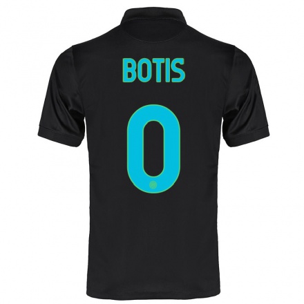 Niño Fútbol Camiseta Nikolaos Botis #0 Negro 3ª Equipación 2021/22 La Camisa Chile