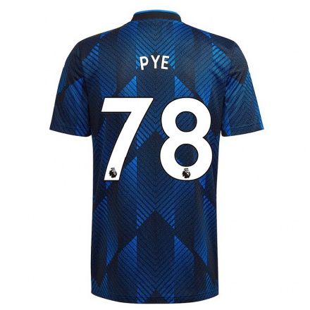 Niño Fútbol Camiseta Logan Pye #78 Azul Oscuro 3ª Equipación 2021/22 La Camisa Chile