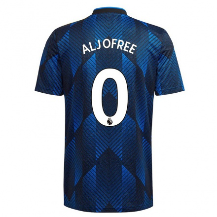Niño Fútbol Camiseta Sonny Aljofree #0 Azul Oscuro 3ª Equipación 2021/22 La Camisa Chile