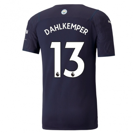 Niño Fútbol Camiseta Abby Dahlkemper #13 Azul Oscuro 3ª Equipación 2021/22 La Camisa Chile