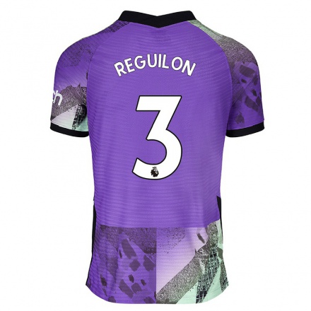 Niño Fútbol Camiseta Sergio Reguilon #3 Violeta 3ª Equipación 2021/22 La Camisa Chile