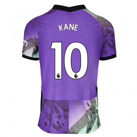Niño Fútbol Camiseta Harry Kane #10 Violeta 3ª Equipación 2021/22 La Camisa Chile