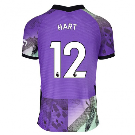 Niño Fútbol Camiseta Joe Hart #12 Violeta 3ª Equipación 2021/22 La Camisa Chile