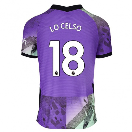 Niño Fútbol Camiseta Giovani Lo Celso #18 Violeta 3ª Equipación 2021/22 La Camisa Chile