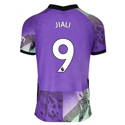 Niño Fútbol Camiseta Tang Jiali #9 Violeta 3ª Equipación 2021/22 La Camisa Chile