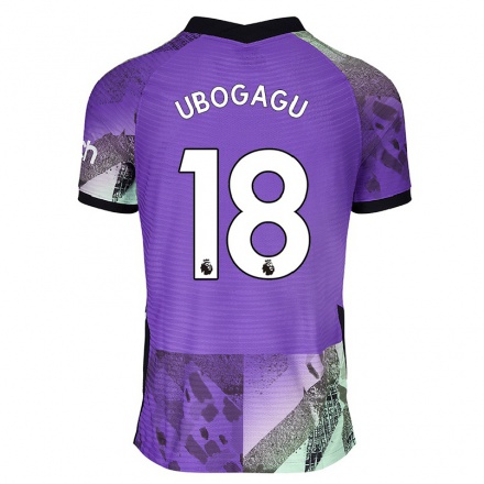 Niño Fútbol Camiseta Chioma Ubogagu #18 Violeta 3ª Equipación 2021/22 La Camisa Chile