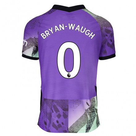 Niño Fútbol Camiseta Brandon Bryan-Waugh #0 Violeta 3ª Equipación 2021/22 La Camisa Chile