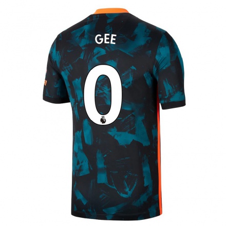 Niño Fútbol Camiseta Billy Gee #0 Azul Oscuro 3ª Equipación 2021/22 La Camisa Chile