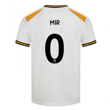 Niño Fútbol Camiseta Rafa Mir #0 Blanco Amarillo 3ª Equipación 2021/22 La Camisa Chile