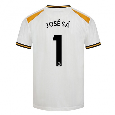 Niño Fútbol Camiseta Jose Sa #1 Blanco Amarillo 3ª Equipación 2021/22 La Camisa Chile
