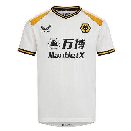 Niño Fútbol Camiseta Hwang Hee-chan #26 Blanco Amarillo 3ª Equipación 2021/22 La Camisa Chile