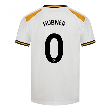 Niño Fútbol Camiseta Justin Hubner #0 Blanco Amarillo 3ª Equipación 2021/22 La Camisa Chile
