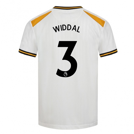 Niño Fútbol Camiseta Natalie Widdal #3 Blanco Amarillo 3ª Equipación 2021/22 La Camisa Chile
