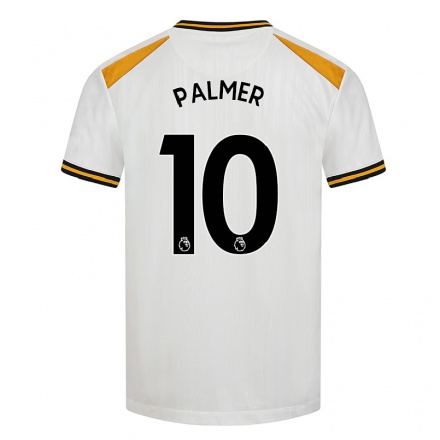 Niño Fútbol Camiseta Jamila Palmer #10 Blanco Amarillo 3ª Equipación 2021/22 La Camisa Chile