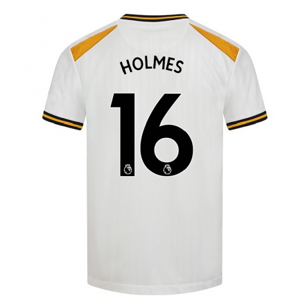 Niño Fútbol Camiseta Summer Holmes #16 Blanco Amarillo 3ª Equipación 2021/22 La Camisa Chile