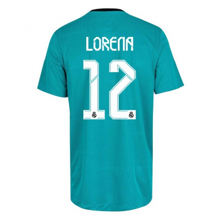 Niño Fútbol Camiseta Lorena Navarro #12 Verde Claro 3ª Equipación 2021/22 La Camisa Chile