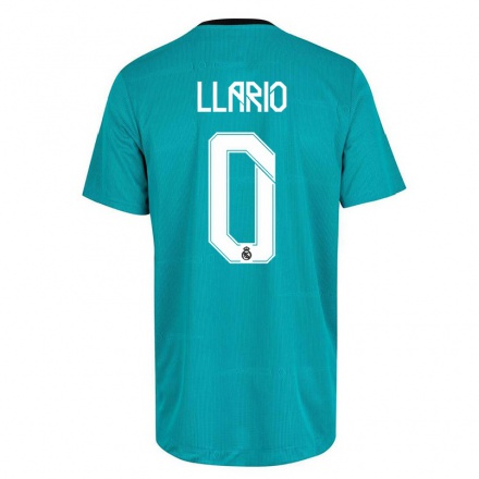 Niño Fútbol Camiseta Carles Llario #0 Verde Claro 3ª Equipación 2021/22 La Camisa Chile