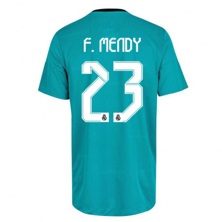 Niño Fútbol Camiseta Ferland Mendy #23 Verde Claro 3ª Equipación 2021/22 La Camisa Chile
